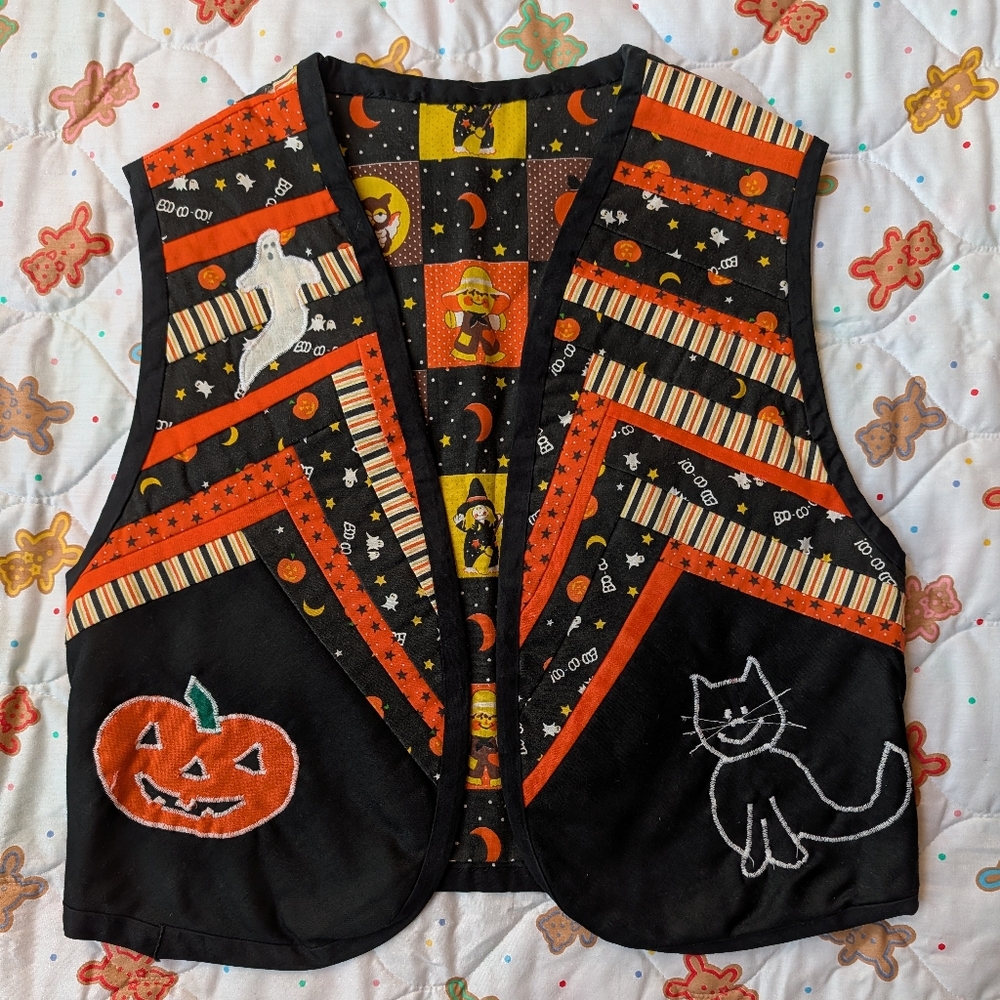 Halloween Witch Vest / Halloween Vest - Picture 3 of 12